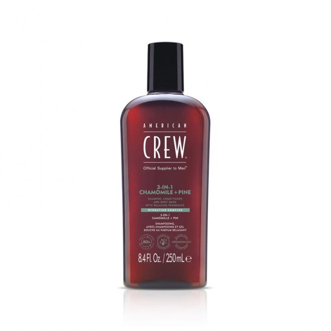 Szampon (3 w 1) American Crew Shampoo Conditioner and Body Wash Chamomile Pine 250 ml