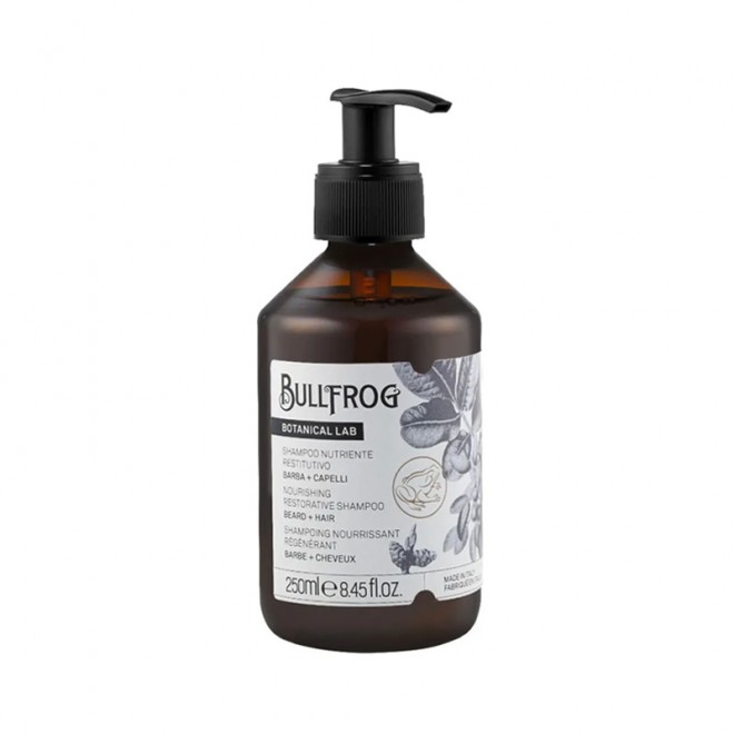 Szampon do włosów i brody Bullfrog Botanical Lab nourishing restorative shampoo 250ml