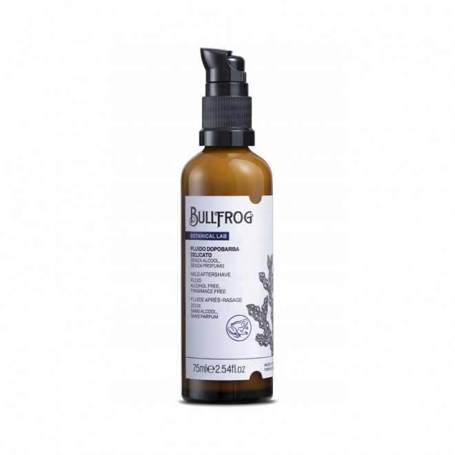 Balsam po goleniu Bullfrog Botanical Lab aftershave fluid alcohol-free Gentle 75ml