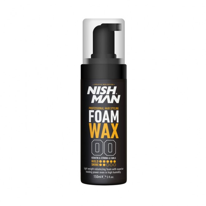 Pianka do stylizacji włosów Nishman Foam Wax 150 ml