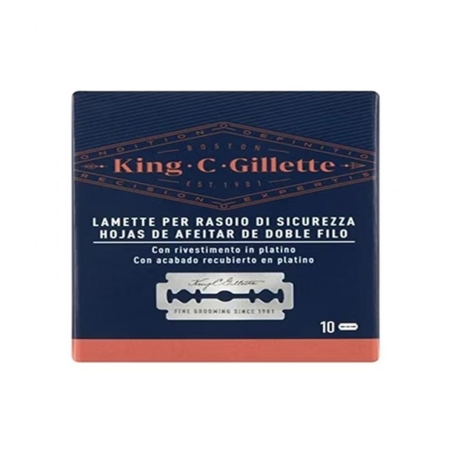 Żyletki do golenia King C Gillette 10szt