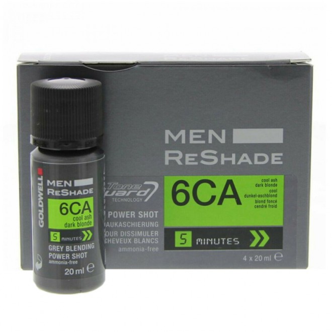 Odsiwiacz do włosów Goldwell Men Re-Shade 6CA Grey Blending Dark Blonde 4 x 20 ml
