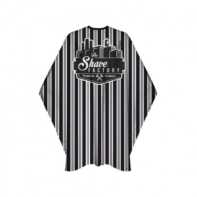 Peleryna Barberska The Shave Factory Premium Stripes TS-9077
