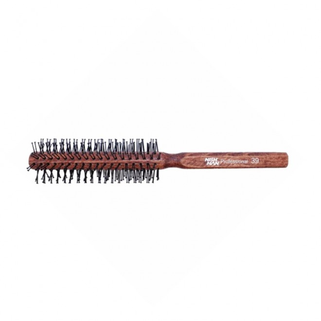 Szczotka do włosów okrągły grzebień NISHMAN Quiff Roller 39