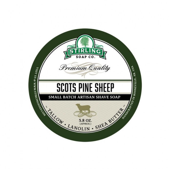Mydło do golenia Stirling Shaving Soap Scots Pine Sheep 170 ml