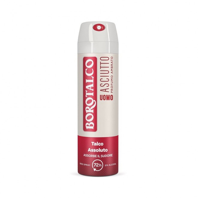 Dezodorant w sprayu Borotalco Asciutto Amber Perfume 150 ml