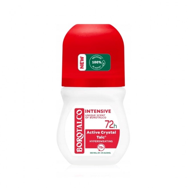 Dezodorant Borotalco roll-on w kulce Intensive Nadmierna potliwość 50ml