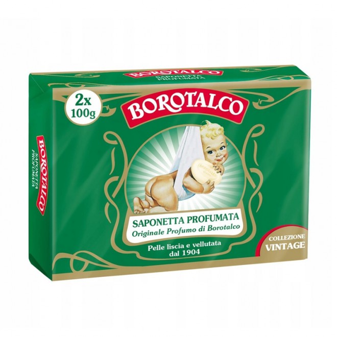 Mydło w kostce Borotalco Scented Solid Soap with Borotalcum 2x100g