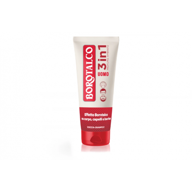 Żel pod prysznic 3in1 Borotalco Shower Gel Amber Man 200 ml