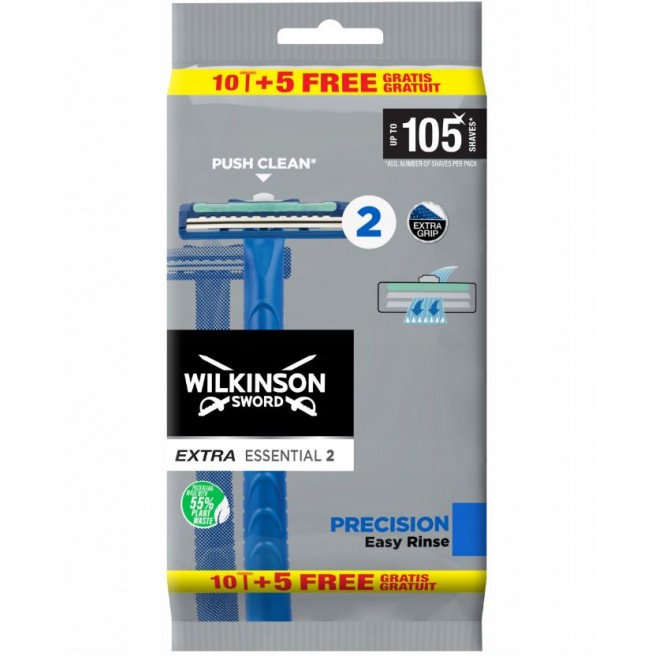 Maszynki do golenia jednorazowe Wilkinson extra 2 precision 15szt