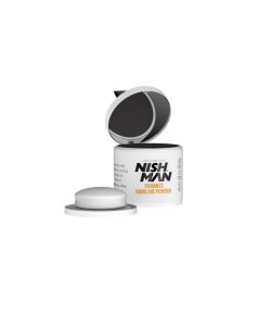 Puder maskujący siwiznę Nishman Enhance Hairline Powder (czarny) 10g