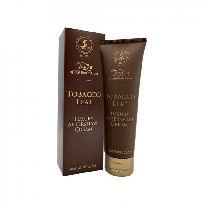 Krem po goleniu Taylor Of Old Bond Street Tobacco Leaf 75 ml – kojąca pielęgnacja z eleganckim tytoniowym aromatem