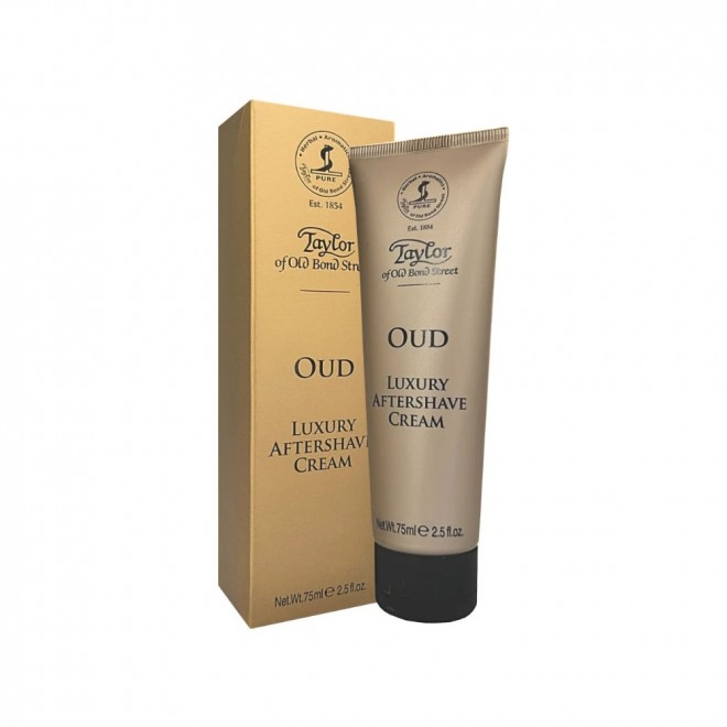 Krem po goleniu Taylor Of Old Bond Street Oud 75 ml – kojąca pielęgnacja z głębokim, orientalnym aromatem oudu