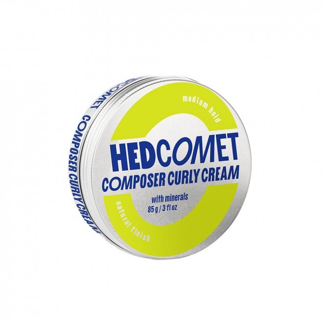 Kremowa pomada do włosów Hedcomet Composer Curl Cream 85 g – podkreśla fale i loki, średni chwyt, naturalne wykończenie