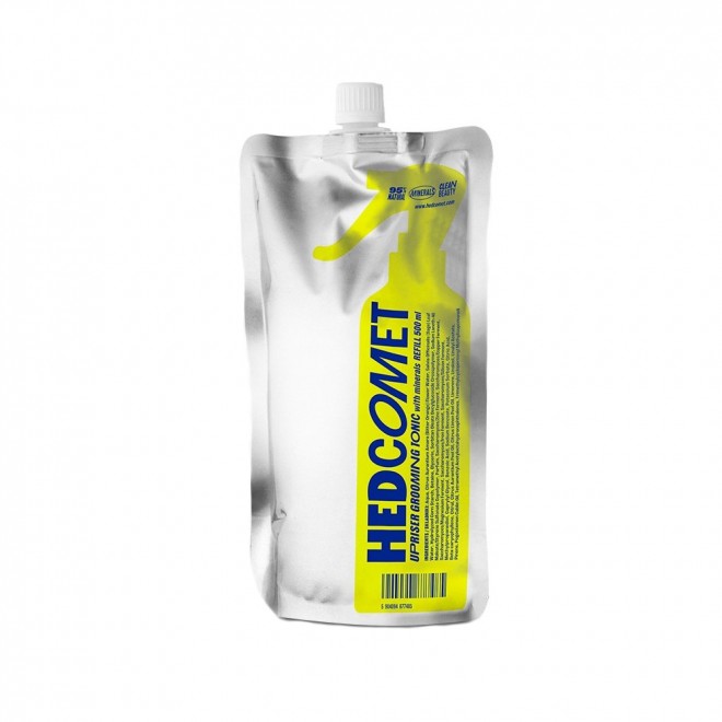 Hedcomet UpRiser Grooming Tonic 500 ml (Refill) – prestyler do włosów z minerałami | unosi, teksturyzuje i chroni termicznie