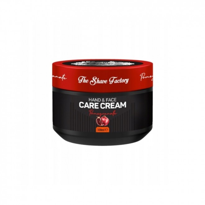 Krem do pielęgnacji rąk i twarzy The Shave Factory z granatem 300 ml – nawilżenie i ochrona skóry | BARBERCOMPANY