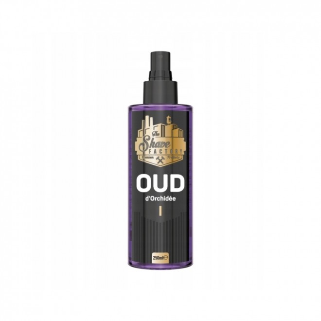 The Shave Factory Oud d'Orchidée 250 ml — woda po goleniu Oud d'Orchidée — kwiatowo-drzewna, elegancka kompozycja | tonizacja i ukojenie skóry