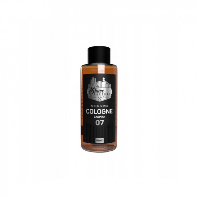 The Shave Factory 07 Caspian 500 ml — woda po goleniu Caspian — orzeźwiająca, morska kompozycja | tonizacja i ukojenie skóry po goleniu