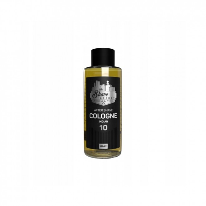The Shave Factory 10 Indian 500 ml — woda po goleniu 10 Indian — orientalna, przyprawowo-drzewna kompozycja | tonizacja i ukojenie skóry