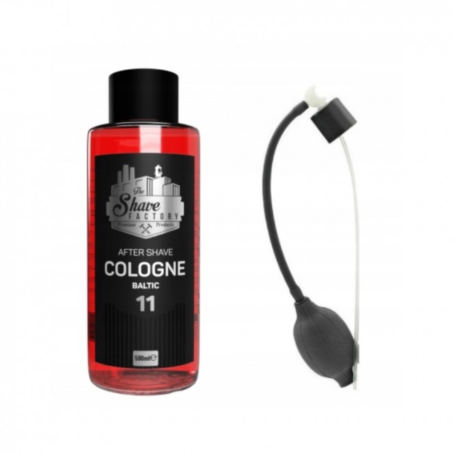 The Shave Factory 11 Baltic 500 ml — woda po goleniu Baltic — świeża, morska i ozonowa kompozycja z drzewnymi akcentami | tonizacja i ukojenie skóry