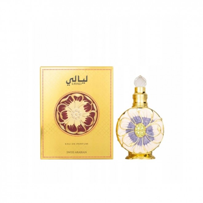 Swiss Arabian Layali 50 ml — woda perfumowana (EDP) unisex o owocowo-kwiatowo-oudowym charakterze