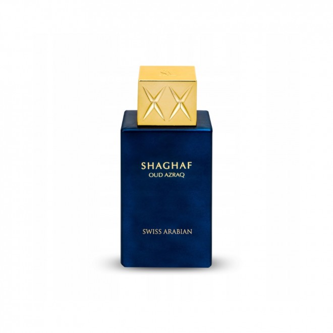 Woda perfumowana SWISS ARABIAN SHAGHAF OUD AZRAQ 985 75 ml – orientalny oud, miód i wanilia | intensywny, luksusowy zapach
