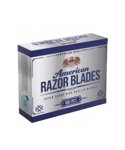 Żyletki do golenia standardowe American Razor Blades 100 DE podwójne