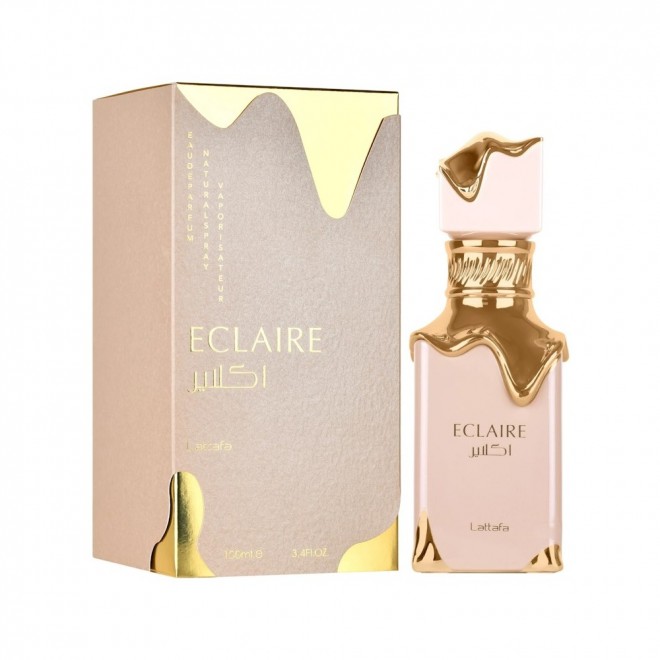 Perfumy Damskie Lattafa Eclaire 100 ml – słodkie, kremowe i otulające | karmel, mleko, wanilia, pralina