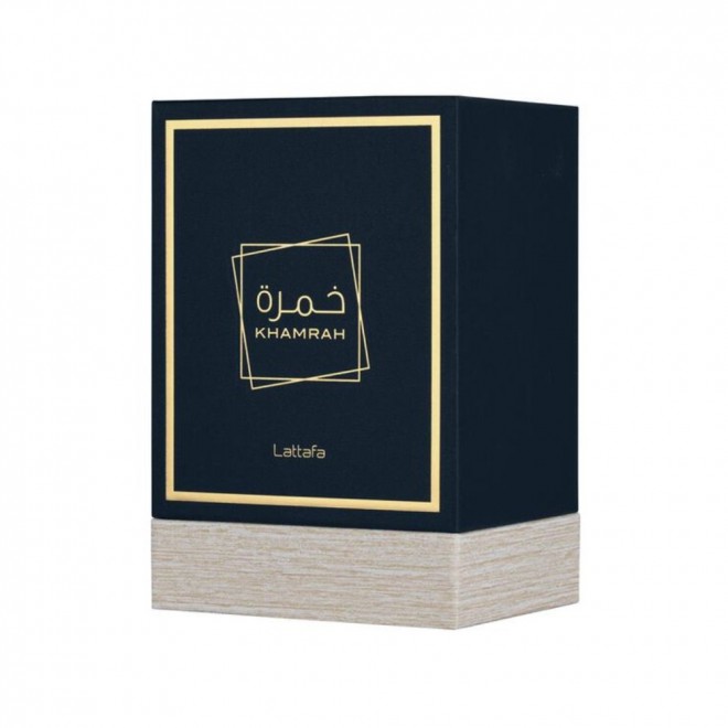 Perfumy unisex Lattafa Khamrah EDP 100 ml – orientalno‑waniliowy zapach z przyprawami i praliną