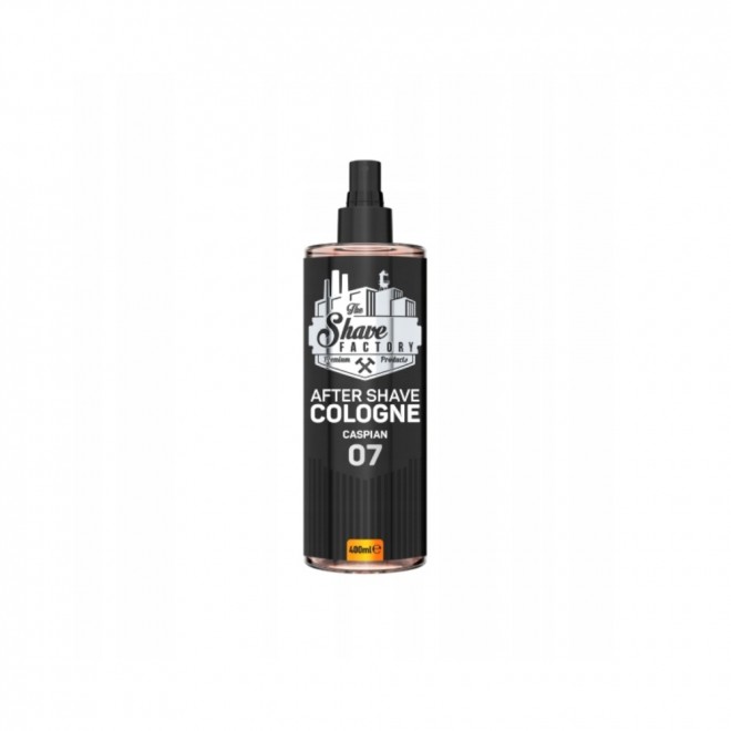 The Shave Factory Caspian 07 — perfumowana woda kolońska po goleniu 400 ml | świeże morskie nuty i natychmiastowe odświeżenie
