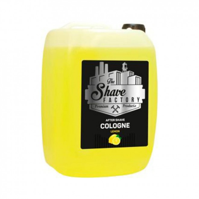 The Shave Factory Lemon – woda kolońska po goleniu 5000 ml | orzeźwiająca cytrusowa nuta do salonu i barbershopu