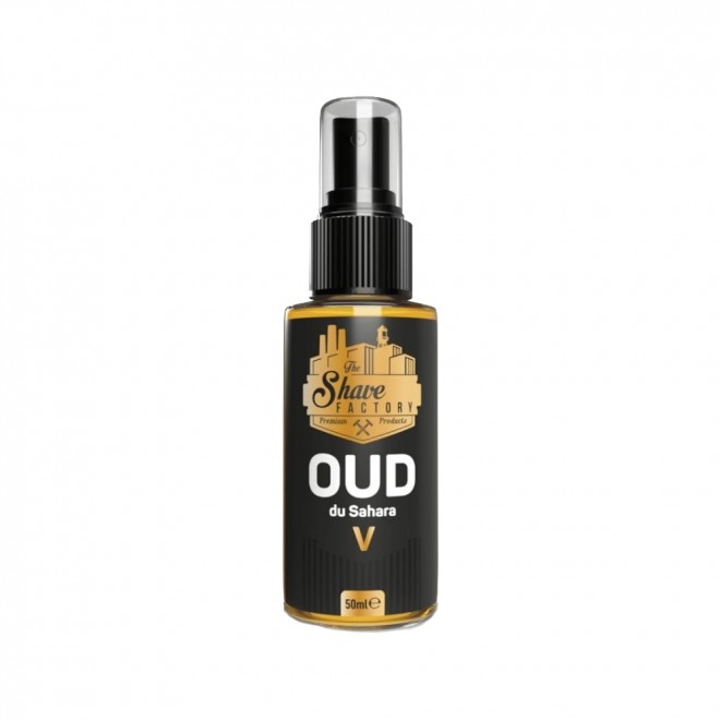 The Shave Factory OUD 50 ml du Sahara – woda kolońska po goleniu 50 ml | ciepły orientalno‑pustynny akord z nutą oudu