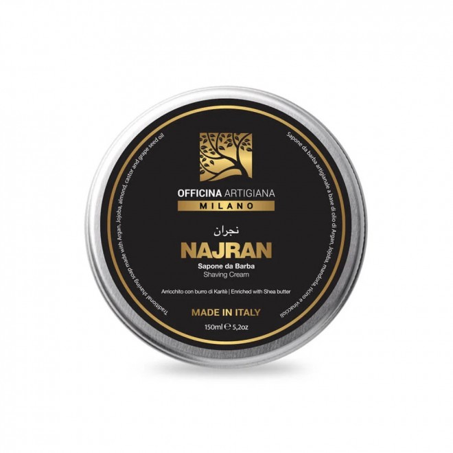 Mydło do golenia Officina Artigiana Milano Najran 150ml – egzotyczny zapach i mistrzowska piana