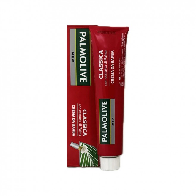 Krem do golenia Palmolive Classica 100 ml – klasyczny krem z gliceryną i olejkiem kokosowym | gęsta sztywna piana, nawilżenie, ochrona i komfort golenia