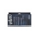 Profesjonalny zestaw grzebieni fryzjerskich L3vel3 9PC COMB SET – komplet 9 sztuk w etui