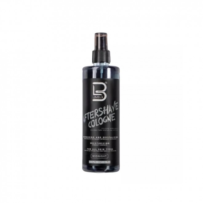 Woda po goleniu L3vel3 Midnight Aftershave Cologne 400ml – intensywna woda kolońska i ukojenie po goleniu