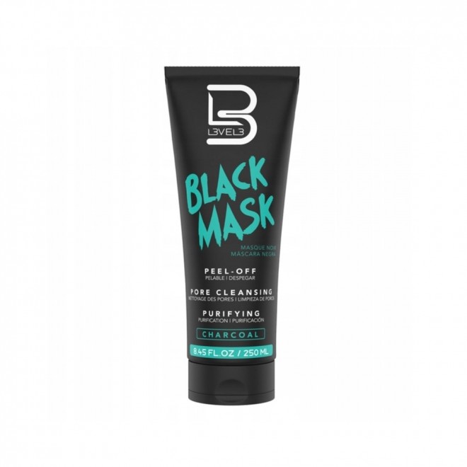 Maska oczyszczająca do twarzy czarna L3vel3 Peel-Off Black Mask 250ml – usuwanie zaskórników i detoks skóry