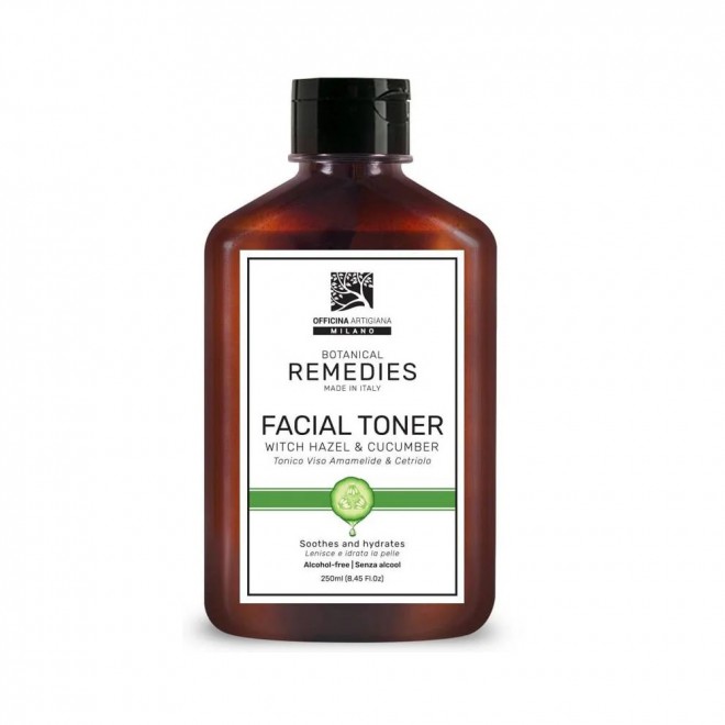 Tonik do twarzy Officina Artigiana Milano Cucumber & Witch Hazel 250ml – naturalne odświeżenie