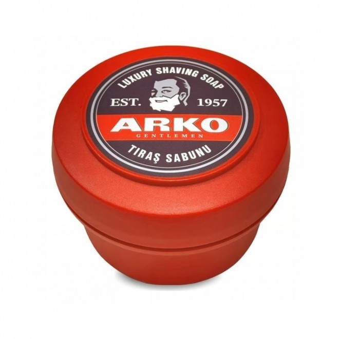 Arko Luxury Shaving Soap w tyglu 150 g — tradycyjne mydło do golenia zapewniające gęstą i trwałą pianę