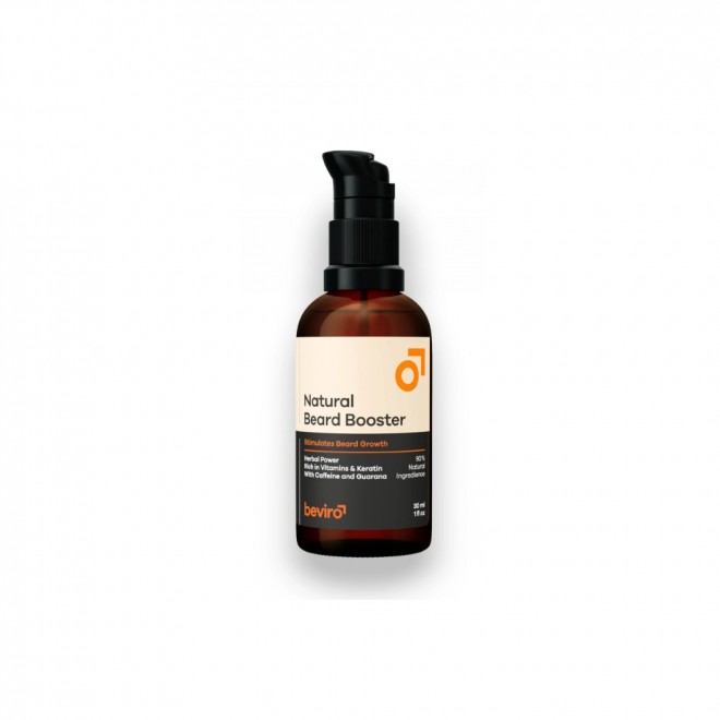 Beviro Natural Beard Booster 30 ml – serum na porost brody | naturalne składniki wspierające wzrost zarostu