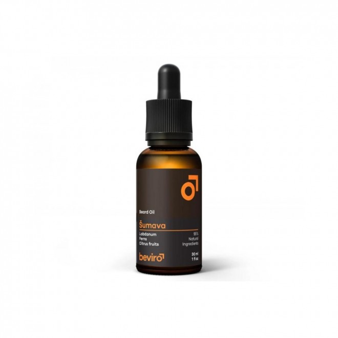 Olejek do brody Beviro Sumava 30 ml – naturalne odżywienie brody i leśny, świeży zapach