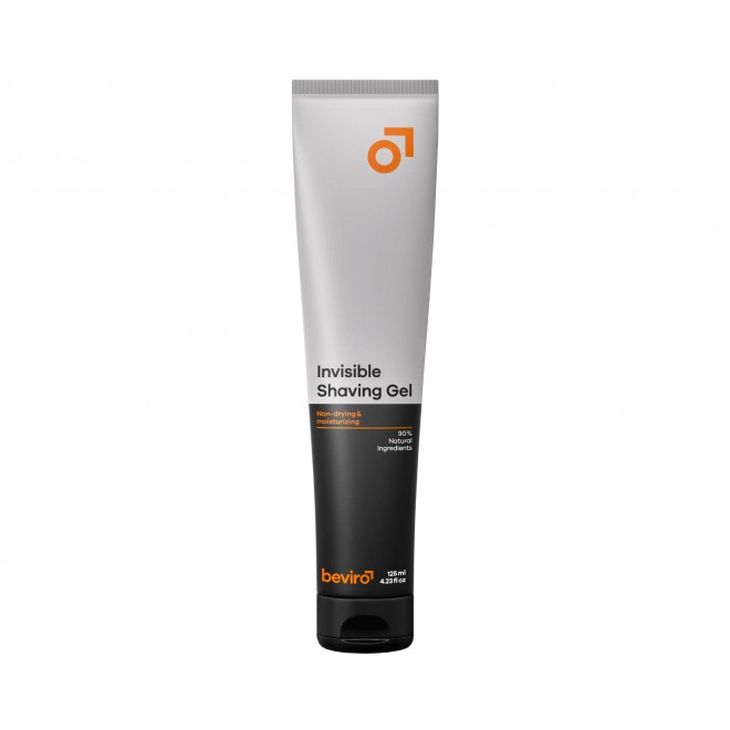 Przezroczysty żel do golenia Beviro Invisible Shaving Gel 125 ml — idealna precyzja i pielęgnacja skóry