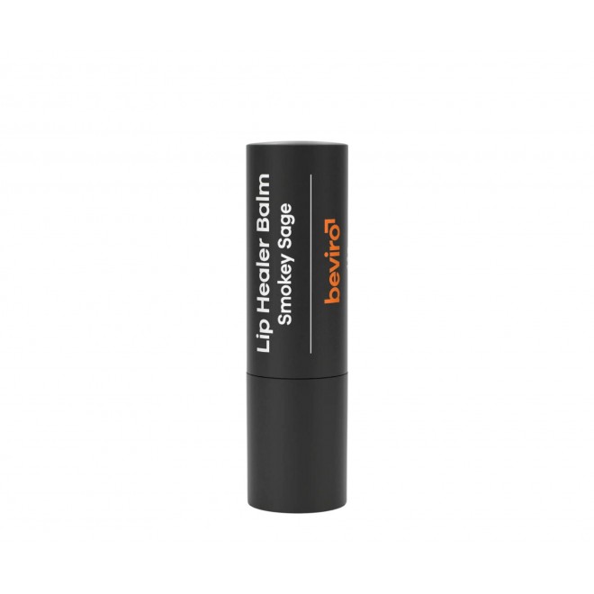 Beviro Lip Healer Balm Smokey Sage 4,2 g – balsam do ust dla mężczyzn | 100% naturalnych składników, regeneracja i nawilżenie