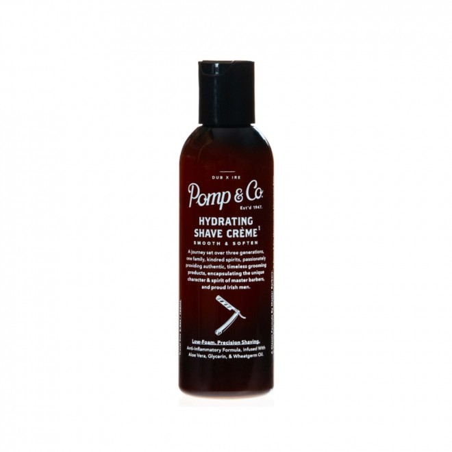 Nawilżający krem do golenia Pomp & Co Hydrating Shave Cream 100 ml — ochrona skóry