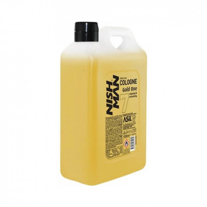 Woda kolońska Nishman Gold One 1000 ml — luksusowy zapach i ukojenie po goleniu