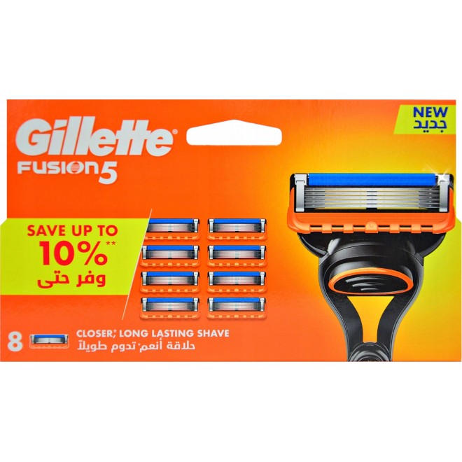 Ostrza do maszynek do golenia Gillette Fusion 5 wkłady 8 szt.