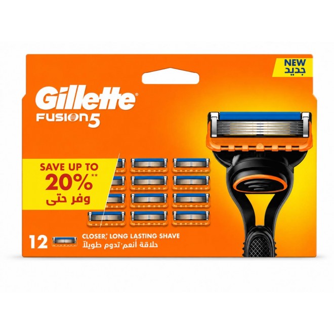 Ostrza do maszynek do golenia Gillette Fusion 5 wkłady 12 szt.