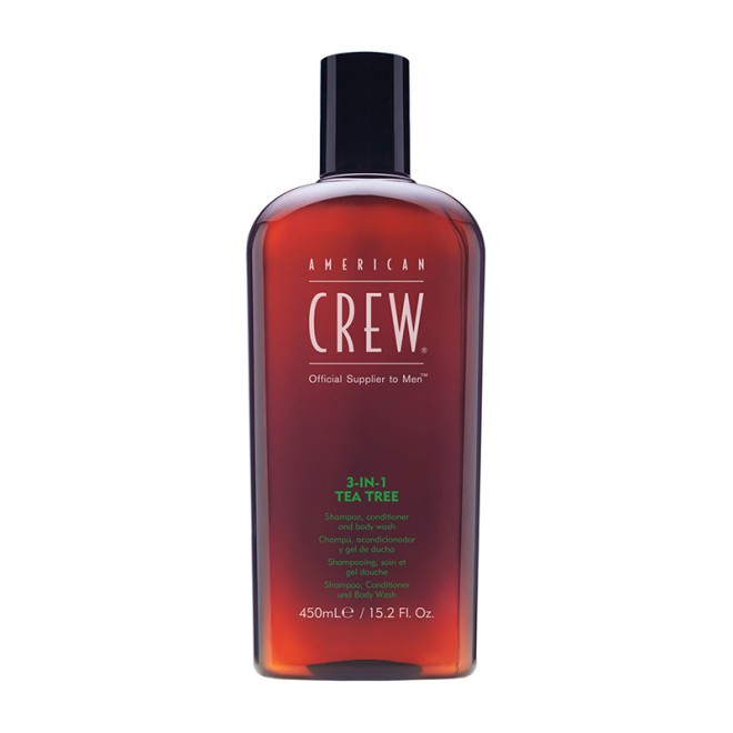 Szampon (3 w 1) American Crew Tea Tree Shampoo, Conditioner and Body Wash 450 Ml