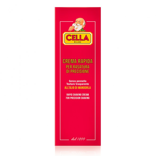 Krem do szybkiego i precyzyjnego golenia Cella Crema Rapida z olejkiem migdałowym 150 ml