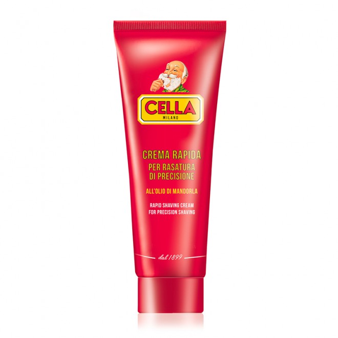 Krem do szybkiego i precyzyjnego golenia Cella Crema Rapida z olejkiem migdałowym 150 ml